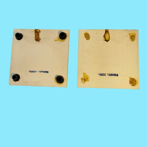 Ceramic Tile Little Girl Boy Sending Holiday Mail Vintage Christmas Trivet JASCO - Picture 7 of 7